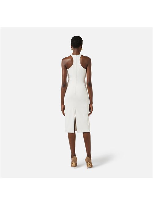 Dress woman ivory ELISABETTA FRANCHI | AB91761E2/360